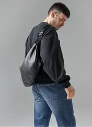 Чоловіча жіноча Sambag HOBO BAG-GLOVE Чорна 30 х 13 х 8 см (53400001m) - мініатюра 3