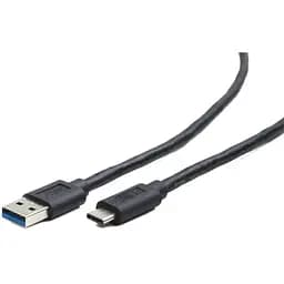 Кабель USB3.1 AM-Type-C M, 1.5 м, Kingda, 5Gbps, чорний