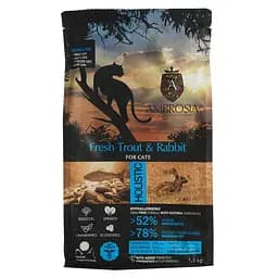 Сухий корм Ambrosia Grain Free Cat Fresh Trout & Rabbit для дорослих котів зі свіжою фореллю та кроликом 1.5 кг - мініатюра 2