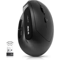 Комп'ютерна мишка Real-El RM-490W Wireless/Bluetooth Black (EL123200058)