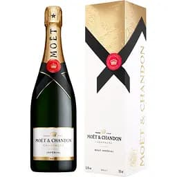 Шампанское Moet&Chandon Brut Imperial, в коробке, белое, брют, AOP, 12%, 0,75 л (31055)