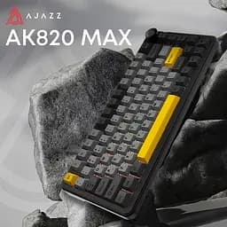 Клавіатура Ajazz AK820 MAX PLUS Daydream Switch Black Gray Yellow 3 (AK820MAX-DD-BGY) - мініатюра 3
