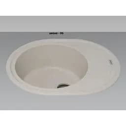 Кухонна мийка Adamant OVUM avena 615x495x200 мм, з крилом 61,5 см - мініатюра 2