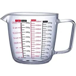 Мірна склянка Ardesto, боросилікатне скло, 500 мл (AR4405GC)