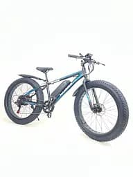 Електровелосипед Hammer Fatbike 26" (1000W 48V 21Ah) Чорно-синій