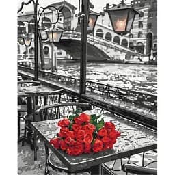 Картина по номерам Brushme Розы под дождем 40x50 см