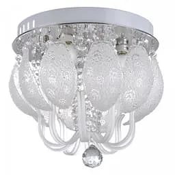 Люстра стельова Brille торт кришталева E14 CH (BCL-457C/3)