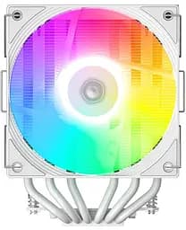 Кулер для процесора ID-Cooling FROZN A620 PRO SE ARGB SNOW, 2x120 мм, 6 теплових трубок, алюміній/мідь, Intel: 1851, 1700, 1200, 115x, AMD: AM4/AM5, 300±200 ~ 2000±10% об/мин, 27.2dB(A) Max, 157х120х142 мм, 2x120mm 4-pin PWM, до 260 Вт - мініатюра 2