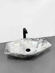 Умивальник VBI Venezia S granit gloss накладний VBI-012402, Мармур - мініатюра 2