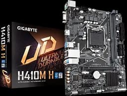 Материнская плата Gigabyte H410M H LGA 1200 (H410M H) Б/У
