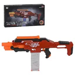 Игрушечный бластер ZC 7100 с 40 мягкими шарами и мощным пусковым механизмом.