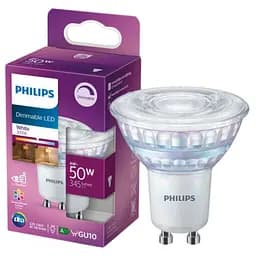 Лампа Philips LED CLA 50W GU10 C90 WH 36D D 1PF/SRT4 димована (929002068361)