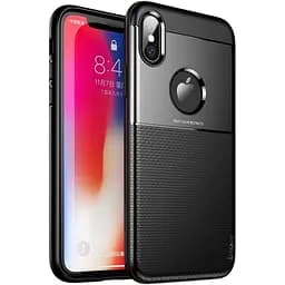 Чохол-накладка iPaky Shield Series/Elegant Grid Design TPU Hybrid Case Apple iPhone X Black