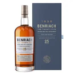 Виски BenRiach Single Malt Scotch Whisky 25 yo, в подарочной упаковке, 46%, 0,7 л