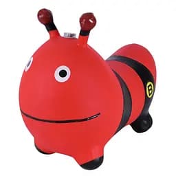 Дитяча іграшка-стрибун "Бджілка" Bambi RB2515 музика, світло Червоний