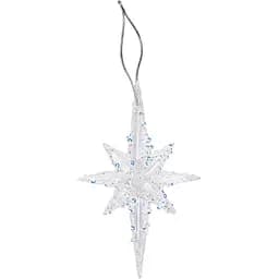 Прикраса новорічна Yes! Fun Зірка гліттер 13 см акрил (974941)