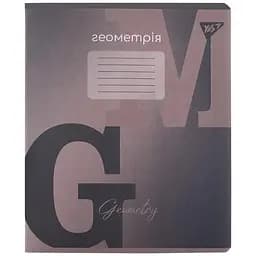 Тетрадь Yes Геометрия Fusion для записей А5, 48 листов черно-розовая (767457)