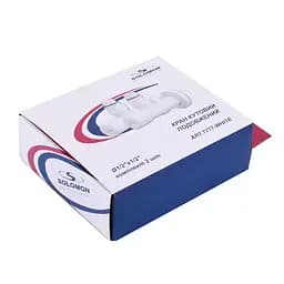 Набір Кран вентильний кутовий з американкою Solomon Lux 1/2″ 7777 (2шт.) White 000020285 - мініатюра 5