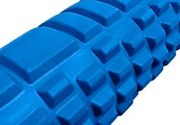 Масажний ролер EasyFit Grid Roller 60 см v.3.1 синій (EF-2037-BL) - мініатюра 2