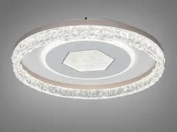 Стильна стельова LED люстра у вітальню Diasha WG5157/A WH, Ø48 см, 85 W - мініатюра 4