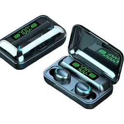 Беспроводные наушники F9 TWS bluetooth 5.1 black OPM с павербанком