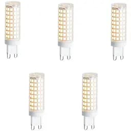 Набор из 5 дымированных светодиодных ламп G9 5,5W 500 лм 2700K