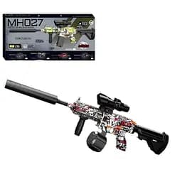 Іграшковий автомат з орбізами та автоматичним режимом. Червоний