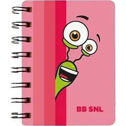 Блокнот BB SNL у крапку 88 аркушів рожевий