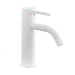 Змішувач для раковини Paffoni Light без донного клапана white matt LIG071BO, Білий матовий