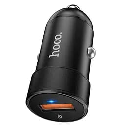 Автомобільний зарядний пристрій Hoco Z32A QC3.0 4A + microUSB Cable (Black) [59112] - мініатюра 4