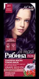 Тонуюча маска для волосся Acme Color Рябина Ton Oil Mask, відтінок 201 (Аметист), 30 мл - мініатюра 2