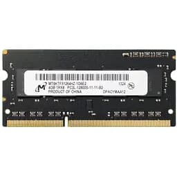 Оперативна пам'ять для ноутбука Micron SO-DIMM DDR3L 4GB 1600MHz PC3L-12800 1Rx8 Б/В