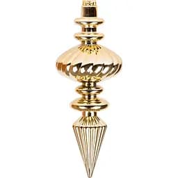 Новогодняя игрушка Novogod'ko Сосулька 23 cм глянцевая золотая (974089)