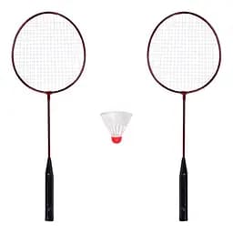 Дитячий набір для гри в бадмінтон Бадмінтон в сітці Червоний/Чорний