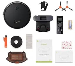 Робот пилосос Kyvol D3 Random/2600 mA/1800 pa/Android+IOSBlack (Kyvol D3) - мініатюра 3