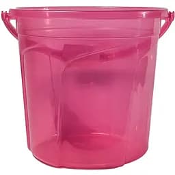 Ведро Stars Plast прозрачное 15 л розовое (94043/рож)