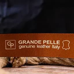 Ремінь для чоловіків у стилі мілітарі з натуральної шкіри Grande Pelle 21478 коричневий 120 см - мініатюра 7