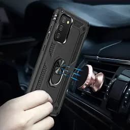 Панель BeCover Military для Samsung Galaxy A02s SM-A025/ A03s SM-A037 / M02s SM-M025 Black (706012) - мініатюра 4