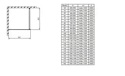 Душова перегородка Radaway Modo New II 100 см 389104-01-01 - мініатюра 8