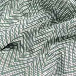 Плед бавовняний Cosas ZIGZAG 180х230 см оливка (Plaid_Zigzag_01Pistachio_180x230) - мініатюра 5