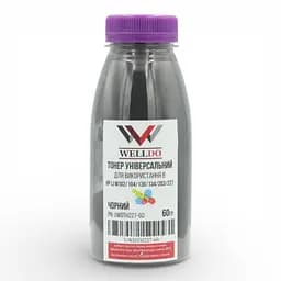 Тонер HP LJ M102, CF233A/CF230A/CF219A/CF217A 60г, original only Welldo (UWDTH227-60)