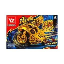 Конструктор Герои + игровая фигурка на мотоцикле, YZ7066, от 25+ деталей, (В ассортименте)