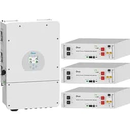 Система зберігання енергії Deye SUN-10K-SG02LP1-EU-AM3 10kW + 3 АКБ SE-G5.1 Pro-B 15.36 kWh (51.2V/100Ah/5120Wh) [159389]