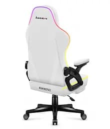 Комп'ютерне крісло Huzaro Force 4.6 White RGB тканина - мініатюра 2