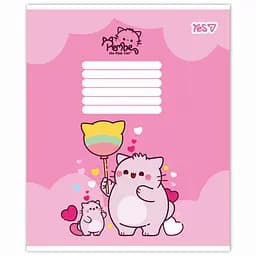 Набір зошитів Yes Pembe the cat 18 аркушів у лінію 25 шт. (769091) - мініатюра 2