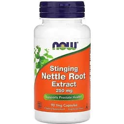 Натуральна добавка NOW Nettle Root 250 mg, 90 вегакапсул