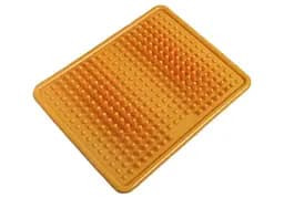 Ортопедический массажный коврик для стоп EasyFit Acupoint с шипами оранжевый (EF-2752-OR)