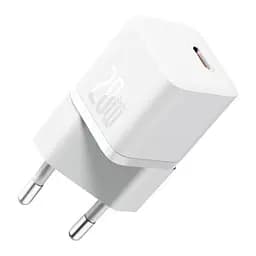 Мережевий зарядний пристрій Baseus GaN5 Fast Charger(mini) 1C 20W Cable Type-C to Type-C 1m білий P10110900213-01 - мініатюра 6