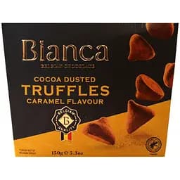 Трюфелі з какао-порошком Bianca cocoa dusted truffles caramel 150 г