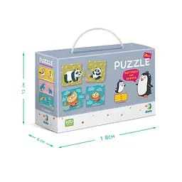 Навчальна гра-пазл "Мама та Малюк" DoDo Toys 300150, 24 елементи-12 пар - мініатюра 5